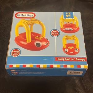 🚗 LITTLE TIKES BABY BOAT W/CANOPY